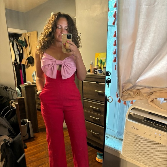 Anthropologie Maeve color block jumpsuit - Picture 8 of 8